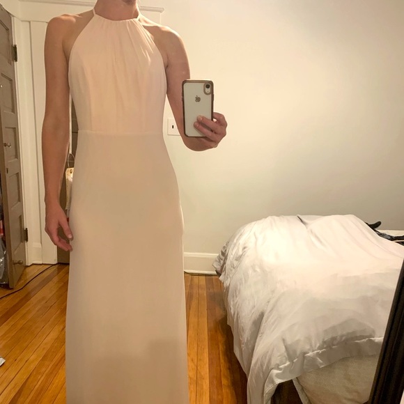 Brand new, petal pink Bill Levkoff evening gown - Picture 11 of 12